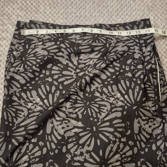 RipSkirt Length 3 Women Small Adjustable Wrap Skirt Black Gray Hawaiian Floral - Picture 6 of 9